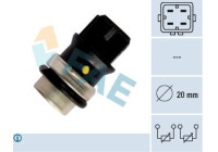 Sonde de température, liquide de refroidissement