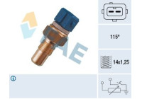 Sonde de température, liquide de refroidissement