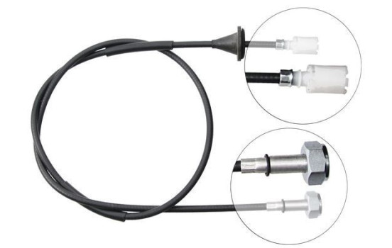 Câble flexible de commande de compteur K43151 ABS