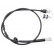 Câble flexible de commande de compteur K43153 ABS