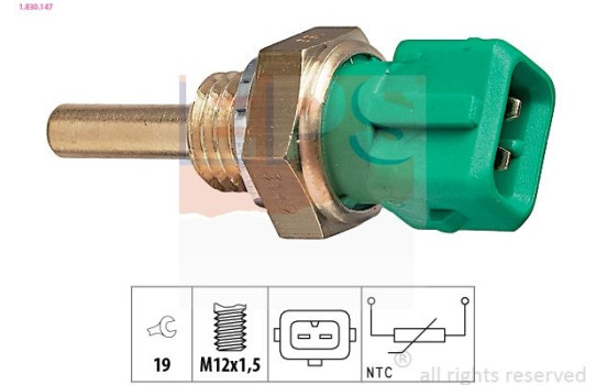 Sonde de température, liquide de refroidissement Made in Italy - OE Equivalent 1.830.147 EPS Facet