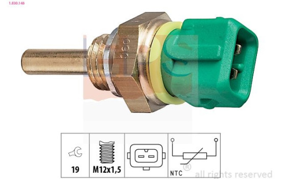 Sonde de température, liquide de refroidissement Made in Italy - OE Equivalent 1.830.148 EPS Facet