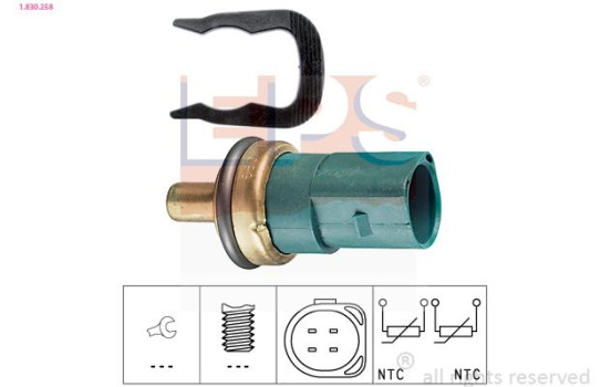 Sonde de température, liquide de refroidissement Made in Italy - OE Equivalent 1.830.258 EPS Facet