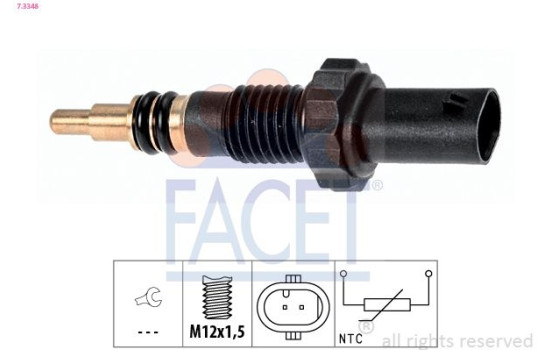 Sonde de température, liquide de refroidissement Made in Italy - OE Equivalent 7.3348 Facet