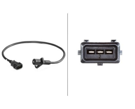 Capteur d'angle, vilebrequin 6PU 009 146-881 Hella
