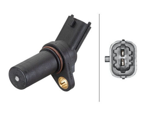Capteur d'angle, vilebrequin 6PU 013 122-821 Hella