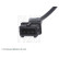 Capteur d'angle, vilebrequin ADG07259 Blue Print, Vignette 4