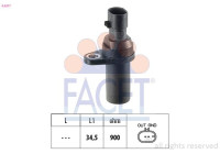 Capteur d'angle, vilebrequin Made in Italy - OE Equivalent 9.0377 Facet