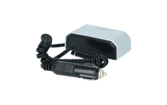 Prise 2 voies Carpoint 2x12V 1xUSB 2,4A