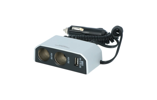 Prise 2 voies Carpoint 2x12V 1xUSB 2,4A, Image 5