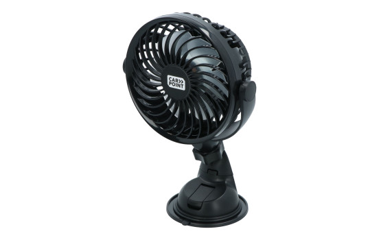 Ventilateur rechargeable USB Carpoint avec ventouse Ø12cm 5V, Image 3