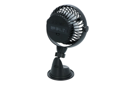 Ventilateur rechargeable USB Carpoint avec ventouse Ø12cm 5V, Image 4