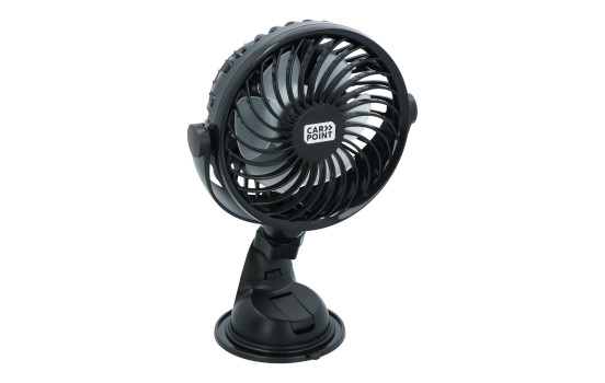Ventilateur rechargeable USB Carpoint avec ventouse Ø12cm 5V, Image 6
