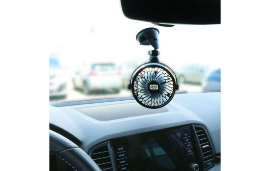 Ventilateur rechargeable USB Carpoint avec ventouse Ø12cm 5V, Image 12