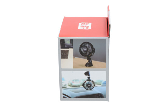 Ventilateur rechargeable USB Carpoint avec ventouse Ø12cm 5V, Image 13