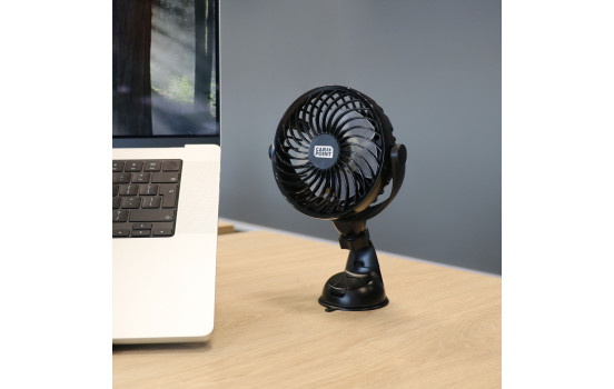 Ventilateur rechargeable USB Carpoint avec ventouse Ø12cm 5V, Image 14