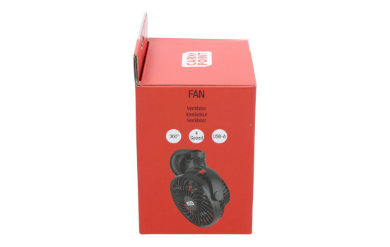 Ventilateur rechargeable USB Carpoint avec ventouse Ø12cm 5V, Image 15