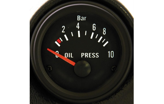 Performance Instrument Black Pression d'huile 0-10 bar 52mm