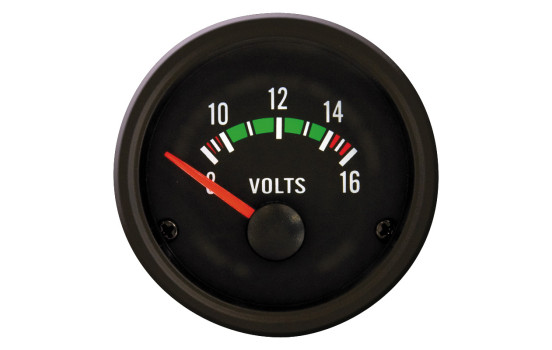Performance Instrument Black Voltage 8-16 Volt 52mm, Image 2