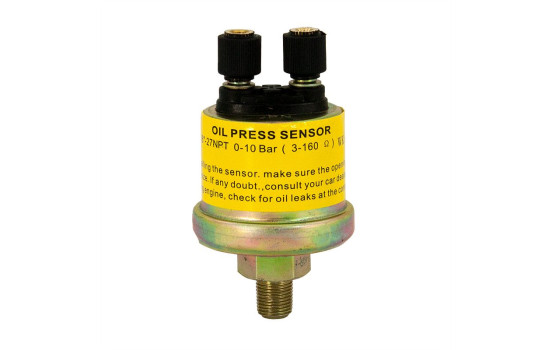 Capteur de pression d'huile pour instruments de performance 0-10 bars, 3-160ohm.