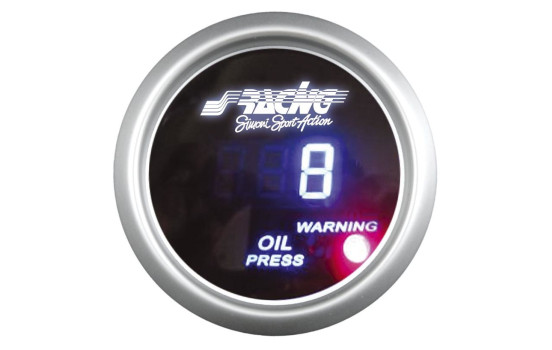 Instrument numérique Simoni Racing - Pression d'huile - 52mm