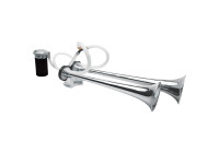 Klaxon pneumatique Simoni Racing monophonique - Bus - 24 V 118 dB - Aluminium