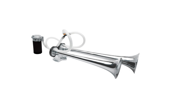 Klaxon pneumatique Simoni Racing monophonique - Bus - 24 V 118 dB - Aluminium