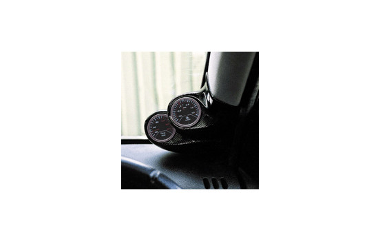 RGM A-Pillarmount Right - 2x 52mm - Renault Clio III 1998-2005 - Aspect carbone