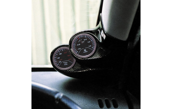 RGM A-Pillarmount Right - 2x 52mm - Renault Clio III 1998-2005 - Aspect carbone, Image 2