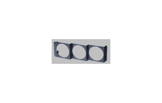 Performance Instrument DIN Panel Metal pour 3x52 mm inst noir, Image 2