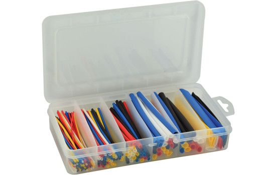 Assortiment de gaines thermorétractables 170 pièces Ø 1,2-9,5 mm / Longueur 100 mm