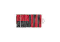 Assortiment Gaines thermorétractables noir/rouge 127 pièces