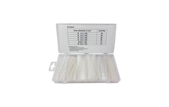 Assortiment Gaines thermorétractables transparentes 150 pcs, Image 2