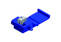 Couteau double Scotchlock bleu 5x sous blister