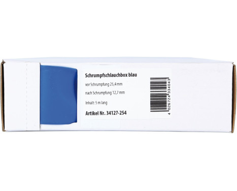 Gaine thermorétractable Bleu Ø 25,4 mm / Longueur 5 mètres