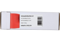 Gaine thermorétractable Rouge Ø 25,4 mm / Longueur 5 mètres