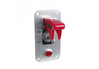 Simoni Racing SwitchPanel - Commutateur aluminium + rouge