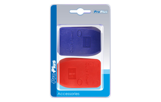 Ensemble de pinces pour pôles de batterie (+) et (-) avec fixation rapide, Image 2