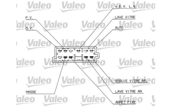 Commutateur de colonne de direction 251314 Valeo, Image 2