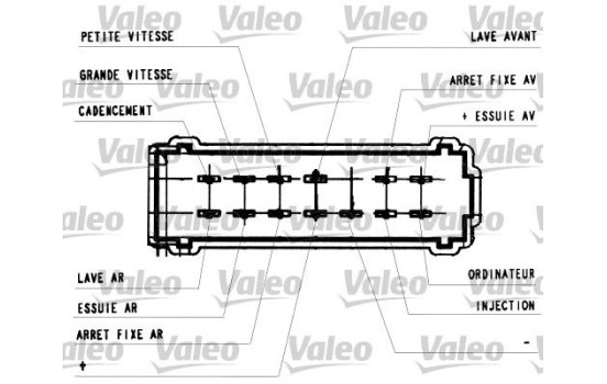 Commutateur de colonne de direction 251442 Valeo, Image 2