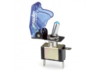 Commutateur Bébé Go Simoni Racing - Bleu Transparent + LED Bleu - 12V / 20Amp