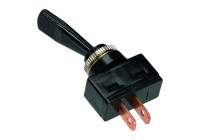 interrupteur à bascule on - off 12v 10a 2 contacts à languettes dimension d'encastrement ø13mm sous blister