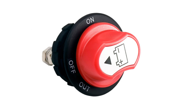 Interrupteur principal Simoni Racing - Rouge - 12-32 V/100 A