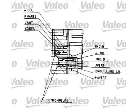 Commutateur de colonne de direction 251109 Valeo, Image 2