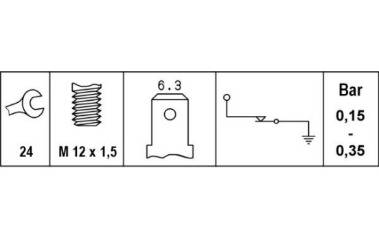 Indicateur de pression d'huile