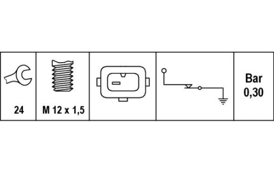 Indicateur de pression d'huile