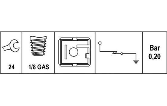 Indicateur de pression d'huile