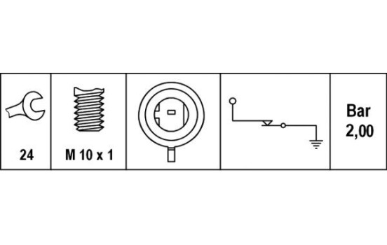 Indicateur de pression d'huile