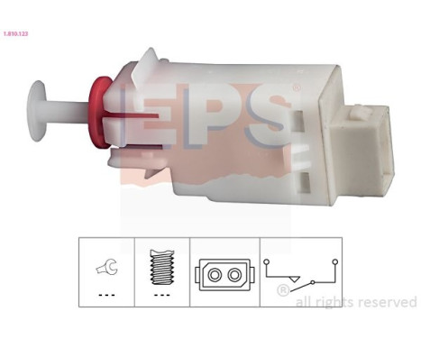 Commande, embrayage (régulateur de vitesse) Made in Italy - OE Equivalent 1.810.123 EPS Facet