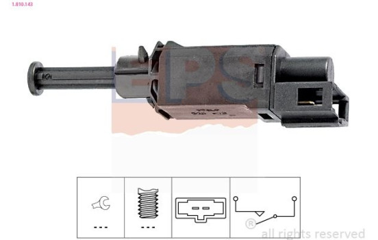 Commande, embrayage (régulateur de vitesse) Made in Italy - OE Equivalent 1.810.143 EPS Facet